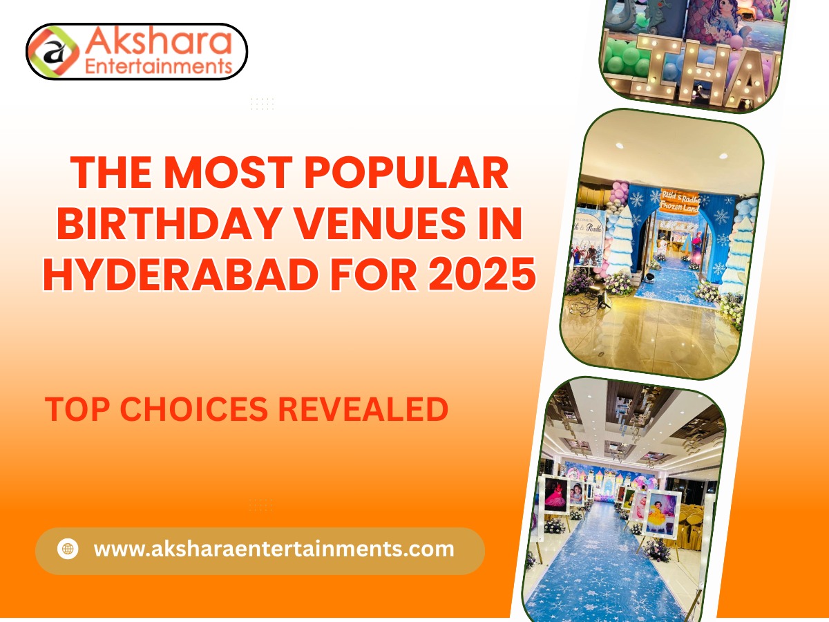 The Most Popular Birthday Venues in Hyderabad for 2025 – Top Choices Revealed
